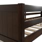 Linon Home Decor Darcy Low Profile Twin over Twin Bunk Bed in Espresso, , large