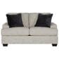 Ashley Vayda Stationary Loveseat in Pebble, , large