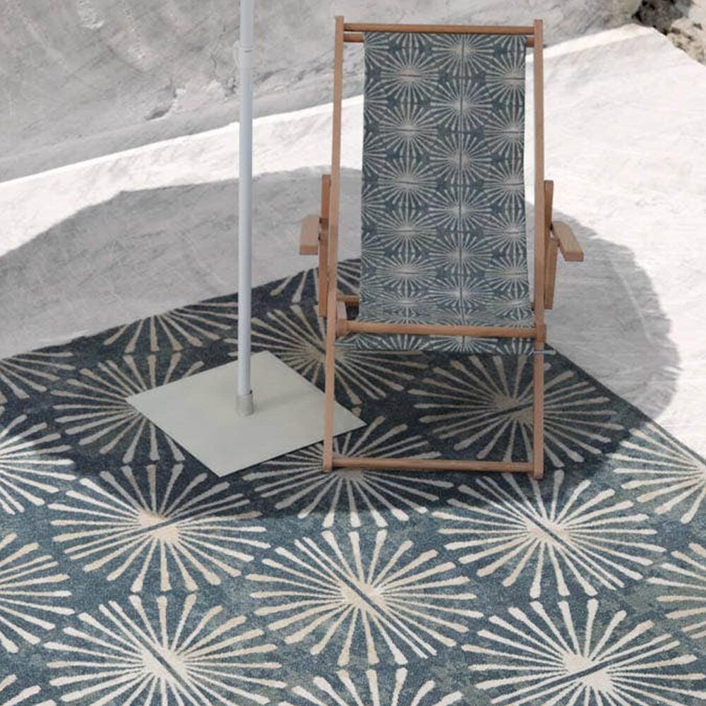 Jaipur Polaris Calvary 6&#39; x 9&#39; Rainy Day, Doeskin, Stormy Weather and Chinois Green Indoor/Outdoor Area Rug, , large