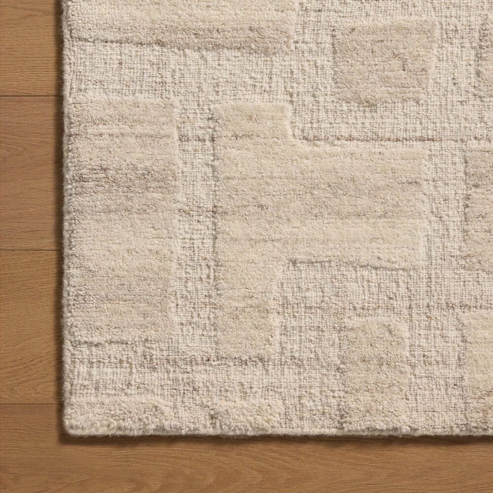 Loloi Hartley Ivory and Natural 9&#39;3&quot; x 13&#39; Area Rug, , large