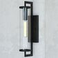 Vaxcel Morgan Park 20" 1-Light Dusk-to-Dawn Sensor Outdoor Wall Sconce in Matte Black, , large