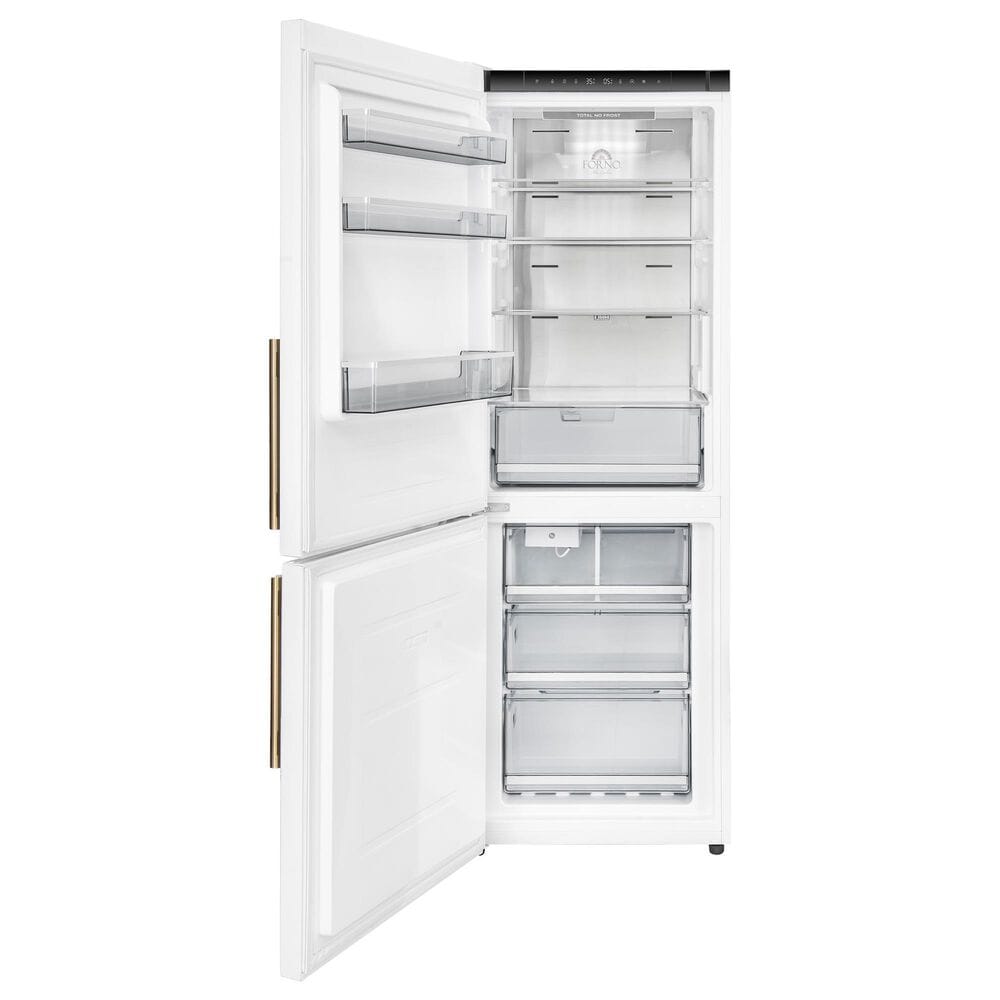 Forno Custodia 10.3 Cu. Ft. Bottom Freezer Refrigerator with Right Swing in White, , large