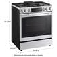 LG 6.3 Cu. Ft. Convection InstaView Dual Fuel Slide-In Range in Print Proof Stainless Steel, , large