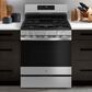 GE Profile 5.3 Cu. Ft. Smart Freestanding Gas Range with No Preheat Air Fry in Stainless Steel, , large
