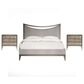 Vantage Queen Upholstered Bed and Two Nightstands in Mica, , large