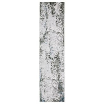 Oriental Weavers Malibu 2" x 8" Ivory and Grey Runner, , large