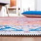 Safavieh Serapi 6"7" x 9" Rust and Navy Area Rug, , large