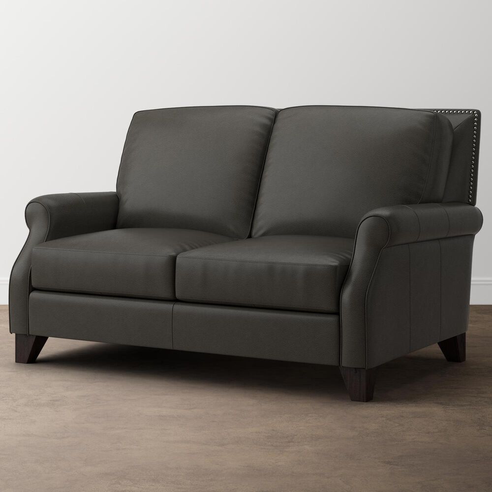 Bassett Greyson Loveseat in Gun Metal, , large