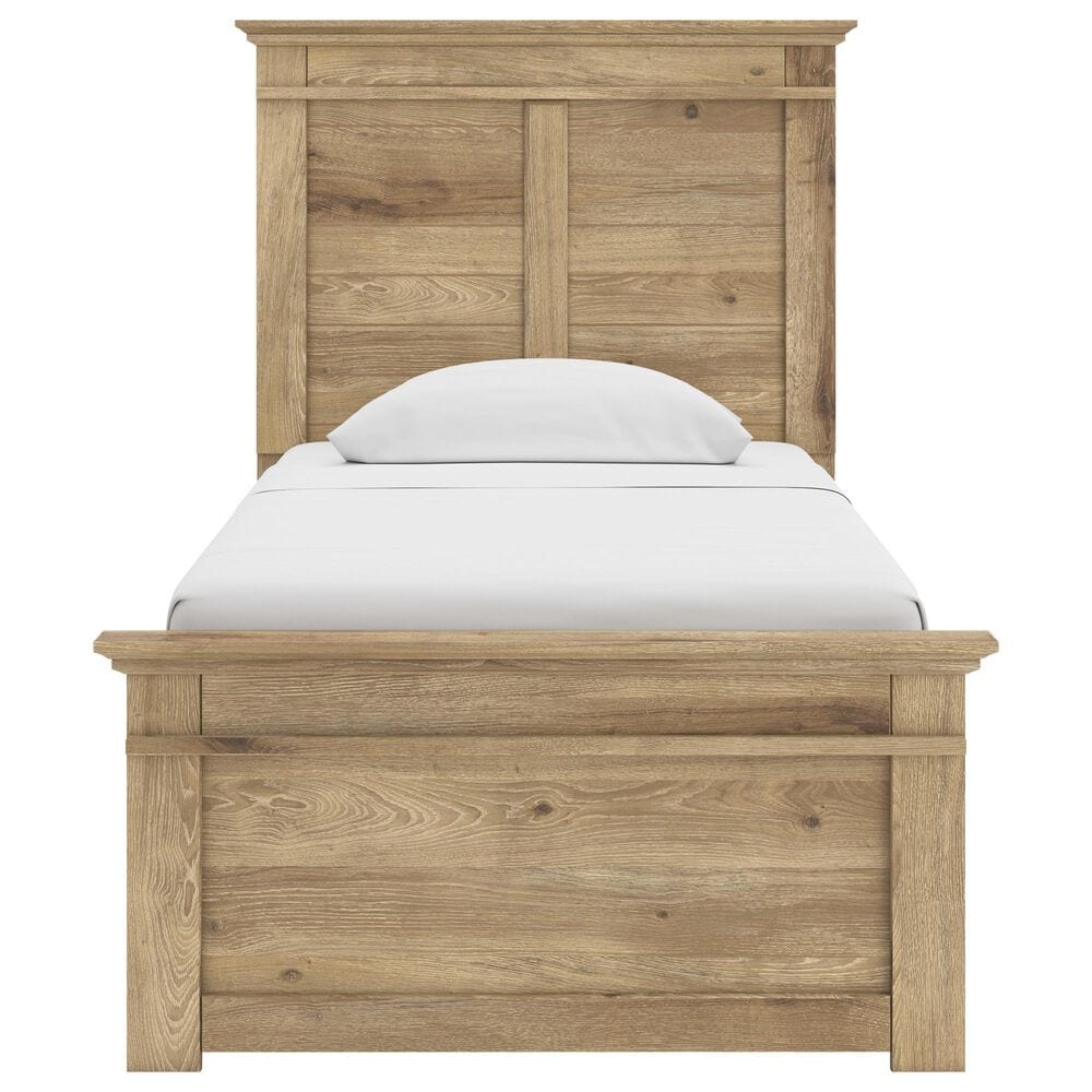 Ashley Makidern Twin Storage Bed with Four Drawers in Tan, , large