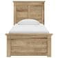 Ashley Makidern Twin Storage Bed with Four Drawers in Tan, , large