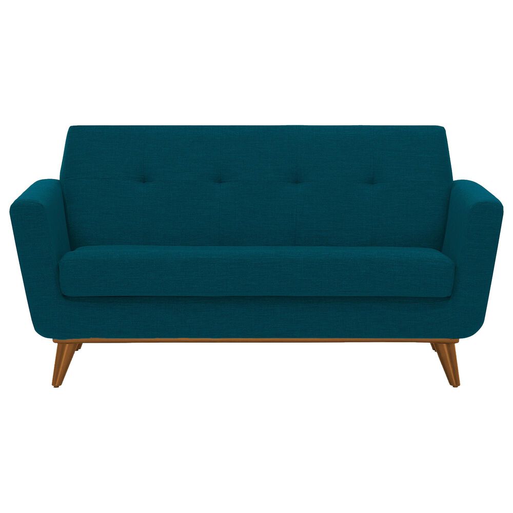 Joybird Hughes Apartment Sofa in Key Largo Zenith Teal and Mocha, , large
