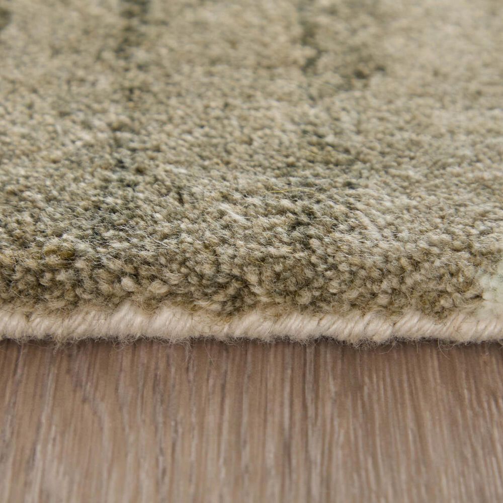 Feizy Kendall Brown and Green 5' x 8' Area Rug, , large