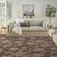 Nourison Garden Oasis Floral Mocha 9" x 12" Indoor/Outdoor Area Rug, , large