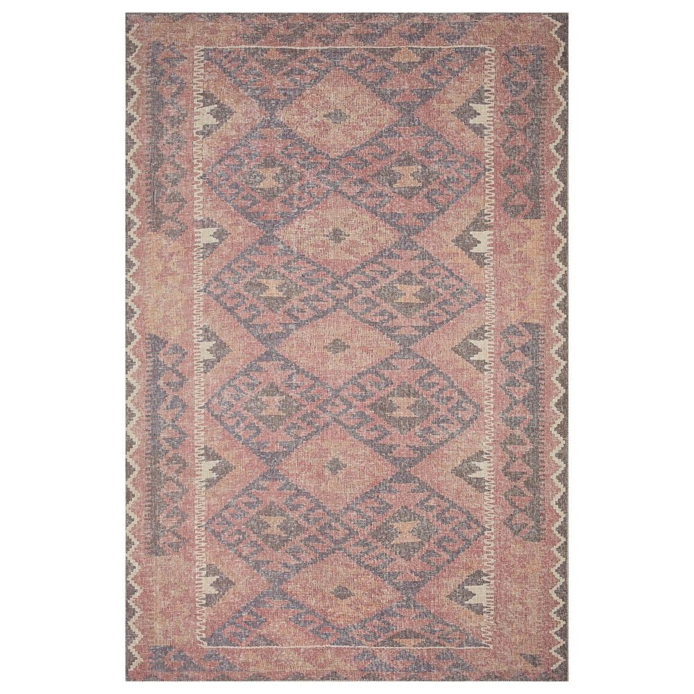 ED Ellen DeGeneres Crafted by Loloi Alameda ALA-04 2"6" x 9"6" Red and Navy Runner, , large