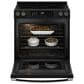 GE Appliances 30" Slide-In Electric Convection Range with No Preheat Air Fry in Fingerprint Resistant Black Slate, , large