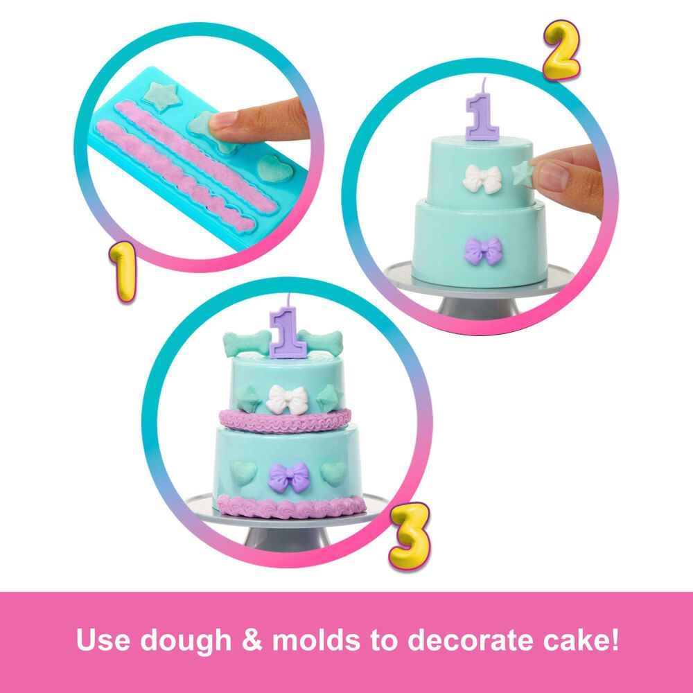 Barbie Party Unboxed Pet Birthday Series - Party Stars Doll Set in in Blue and Purple, , large
