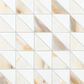 Dal-Tile Gamma Bella Blend 12"" X 12"" TRIANGLE Natural Stone Mosaic Sheet, , large