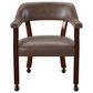 Steve Silver Tournament Arm Chair in Medium Cherry, , large