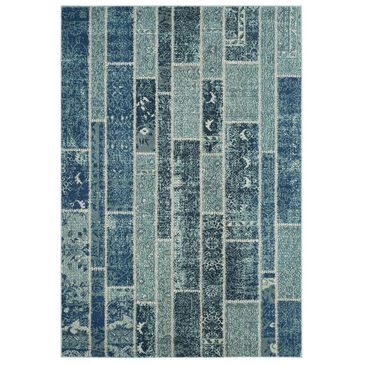 Safavieh Monaco MNC216J-5 5"1" x 7"7" Blue/Multi Area Rug, , large