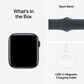 Apple Watch SE GPS 44mm Midnight Aluminum Case with Midnight Sport Band - S/M, , large