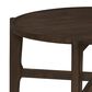 Pacific Landing Cota Round Coffee Table in Dark Brown, , large