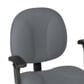 Regency Global Sourcing Comfort Series Swivel Computer Task Chair with Adjustable Arms in Grey, , large
