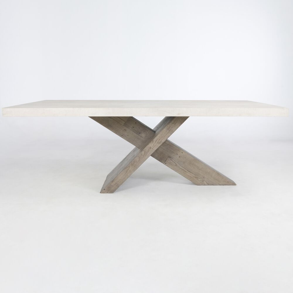 Classic Home Durant 84&quot; Dining Table in Corsican Gray, , large