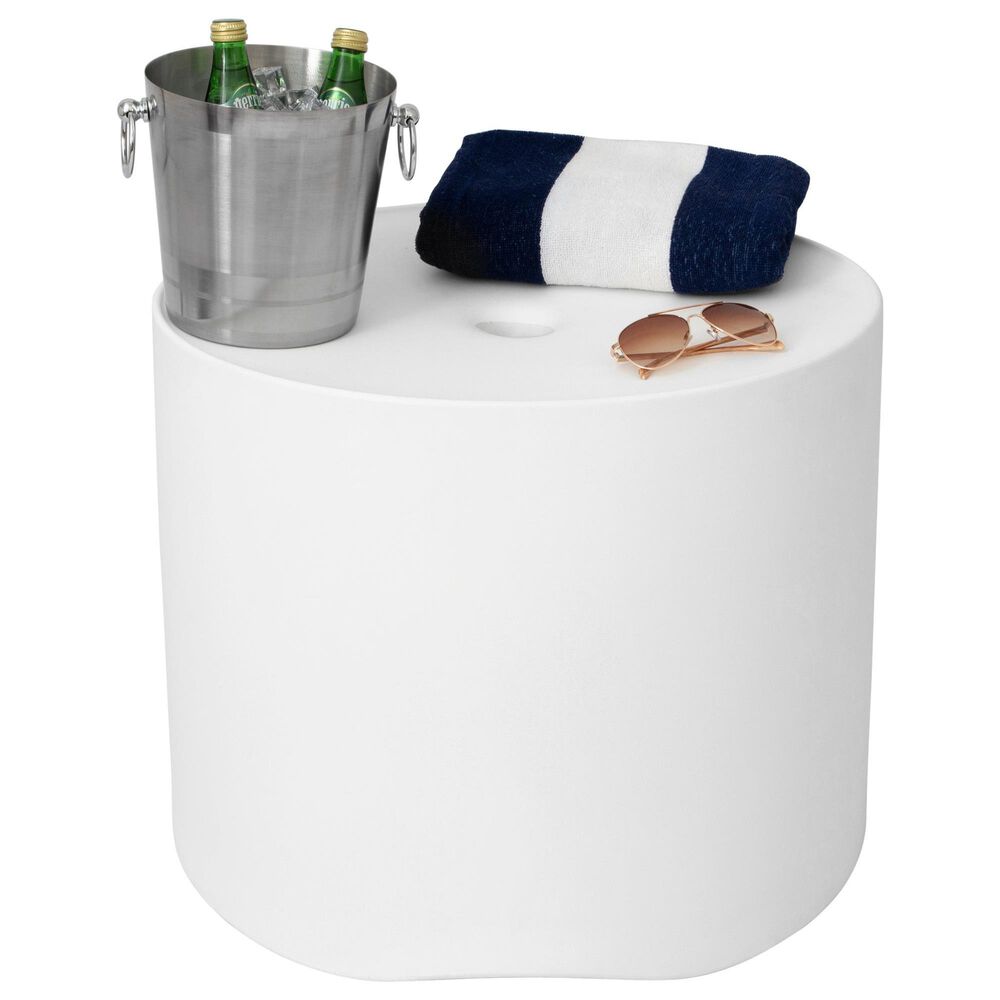 Floating Luxuries 4-Piece Lounger Set in White and Aruba, , large