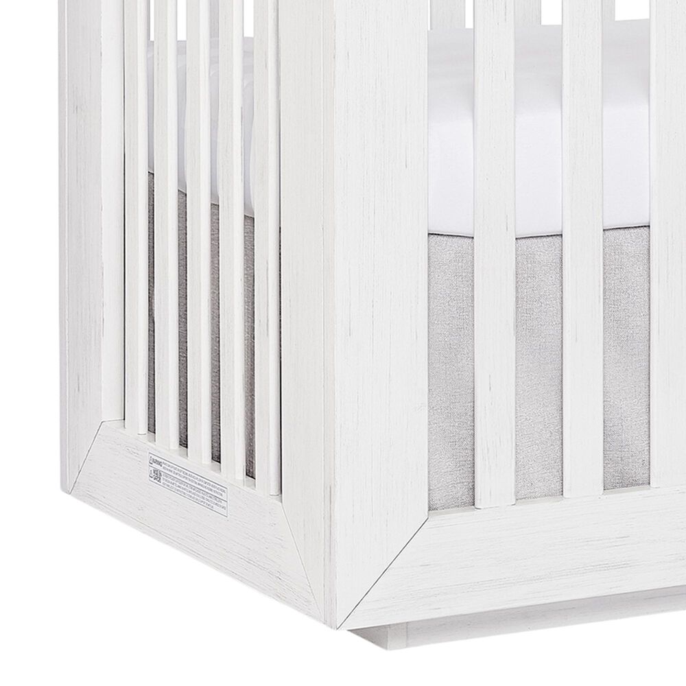Evolur Maddox Convertible Crib in Weathered White, , large