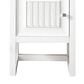 James Martin Vanities Athens 15" Left Door Cabinet in Glossy White with 3 cm White Zeus Quartz Top, , large