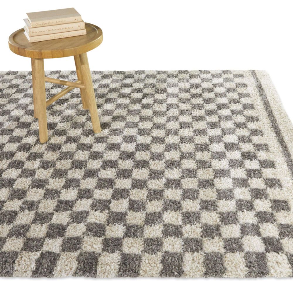 Balta Rugs Chance 5&#39;3&quot; x 7&#39; Grey Area Rug, , large