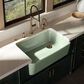 Kohler Ironridge 34" Undermount Single-Bowl Farmhouse Kitchen Sinks in Aspen Green, , large