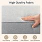 HOMLUX 25" x 25" Outdoor Seat Cushion and Back Cushion Set in Light Gray, , large