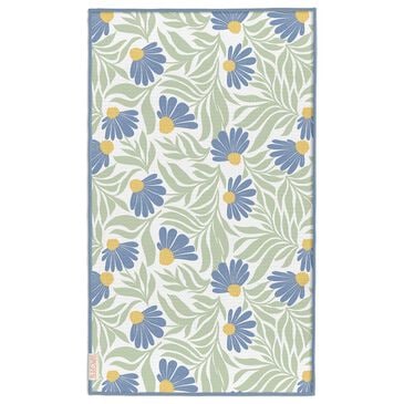 Werkshoppe Coneflower Microfiber Towel in Blue, , large