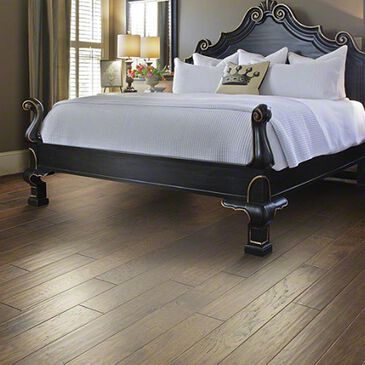 Shaw Mount Battie Western Sky Hickory Hand Scraped Hardwood, , large