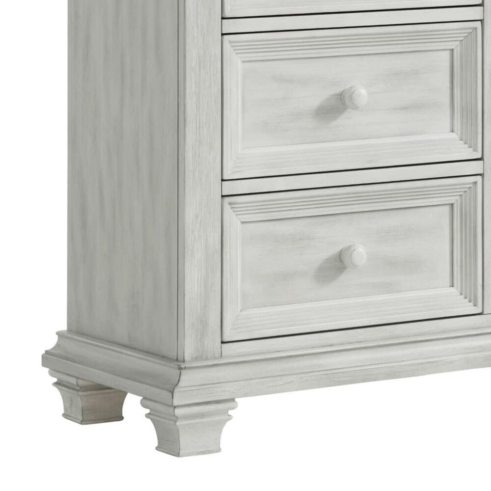 Oxford Baby Weston 2-Piece Crib and Dresser Nursery Set in Vintage White, , large