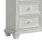Oxford Baby Weston 2-Piece Crib and Dresser Nursery Set in Vintage White, , large
