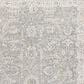 Surya Dresden Gray, Medium Gray, White, Light Slate, Denim and Mustard 6"7" Round Area Rug, , large