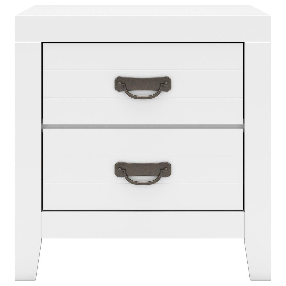 Ashley Binterglen 5-Piece Queen Panel Bedroom Set in White, , large