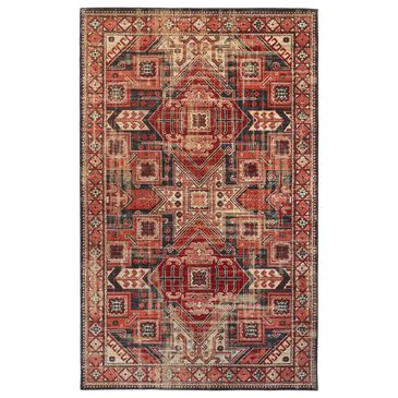 Feizy Rugs 39BZF Nolan Red / Orange 4"3" x 6"3" Area Rug, , large