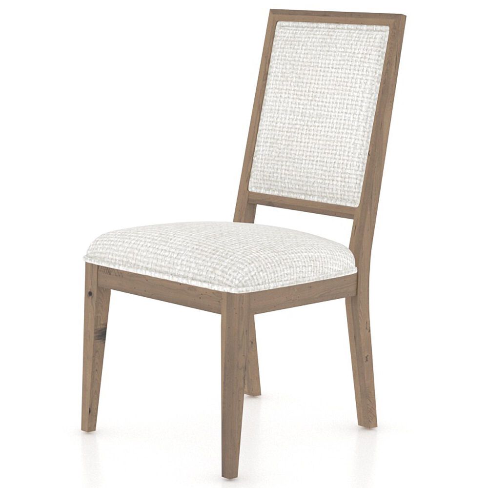 CANAD Loft 9-Piece Square Dining Set in Smoked and Pecan Washed, , large