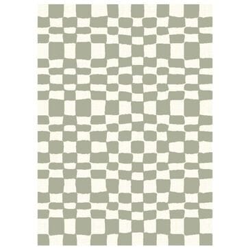 Balta Rugs Straker Checkered 5"3" x 7" Taupe Area Rug, , large