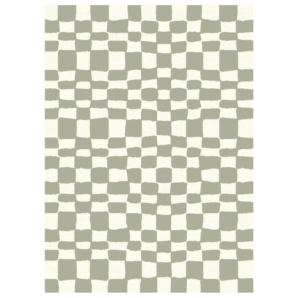 Balta Rugs Straker Checkered 5"3" x 7" Taupe Area Rug, , large
