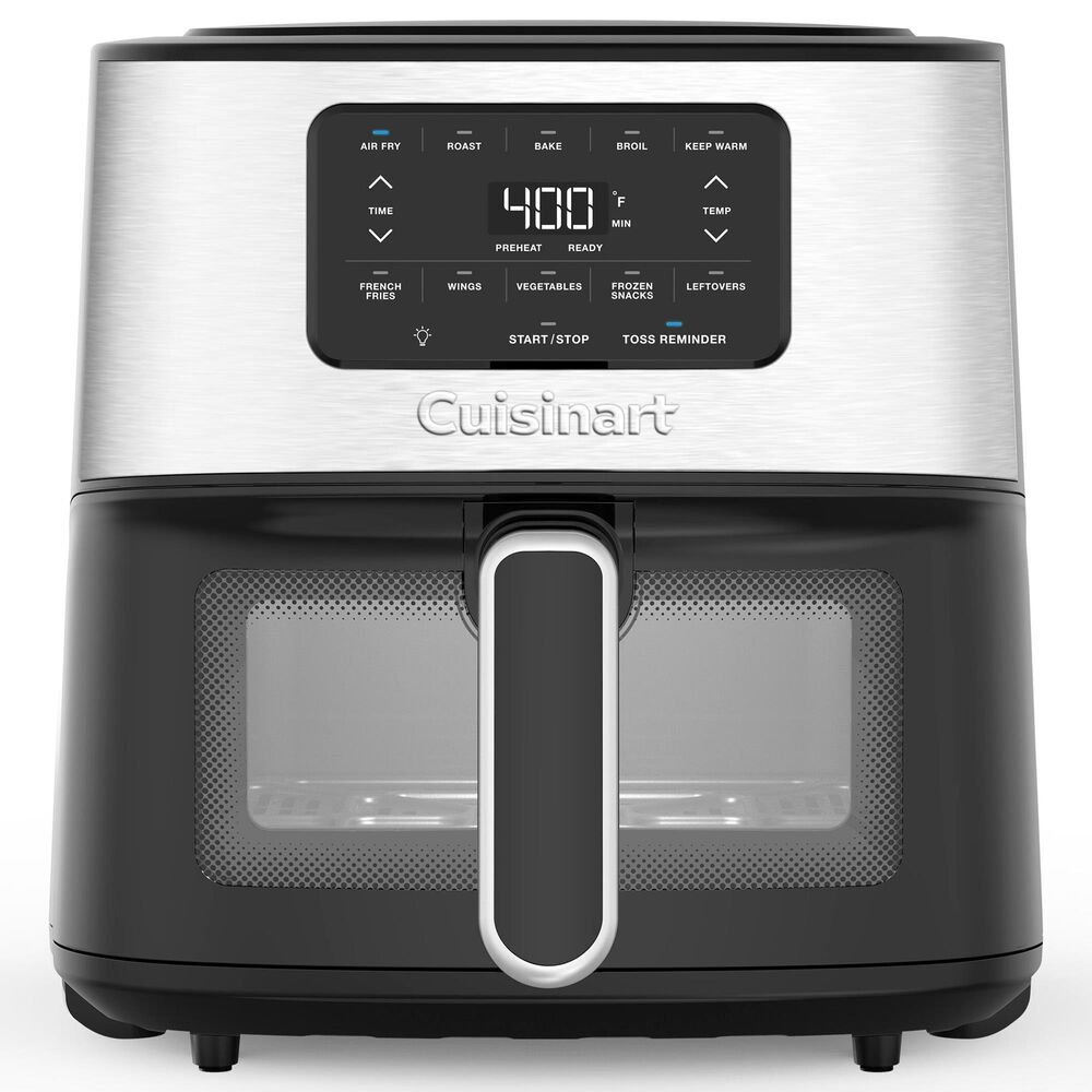Cuisinart 6-Quart Basket Air Fryer in Black Stainless, , large