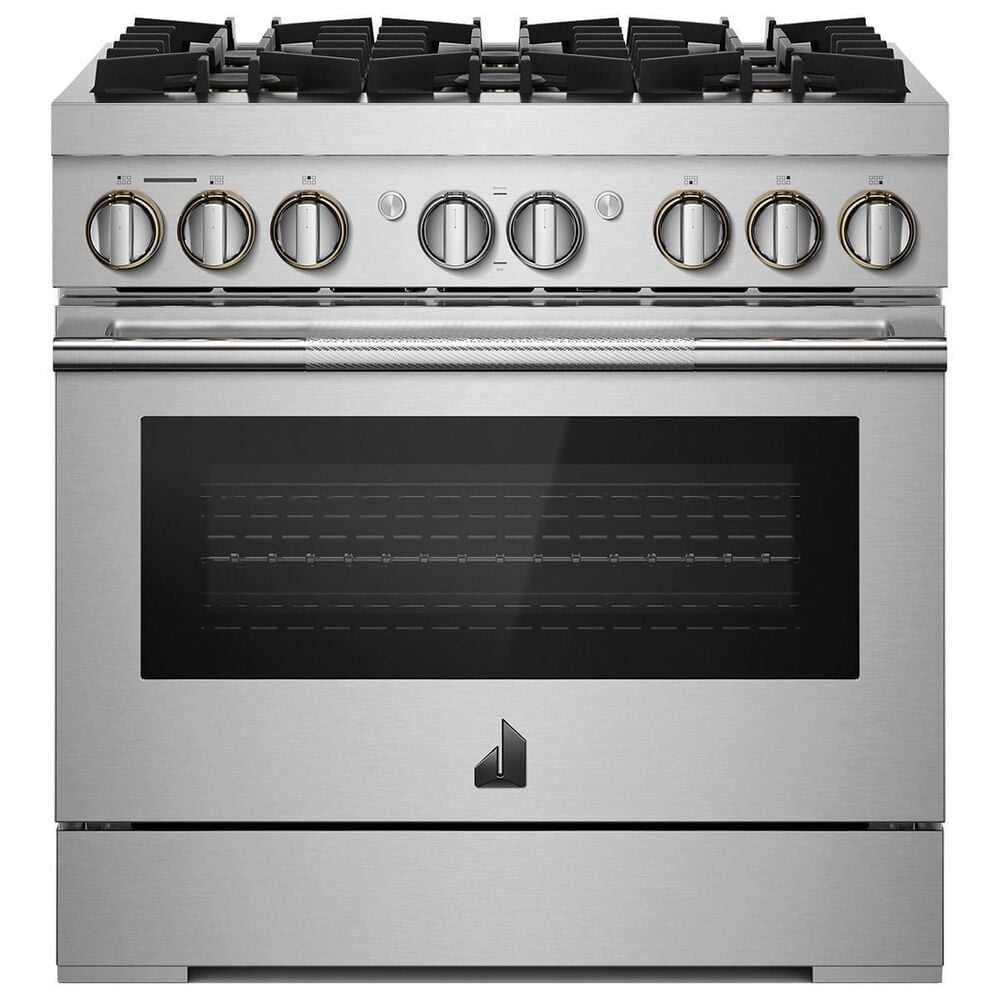 JennAir Rise 36" Dual-Fuel Professional Range in Stainless Steel, , large