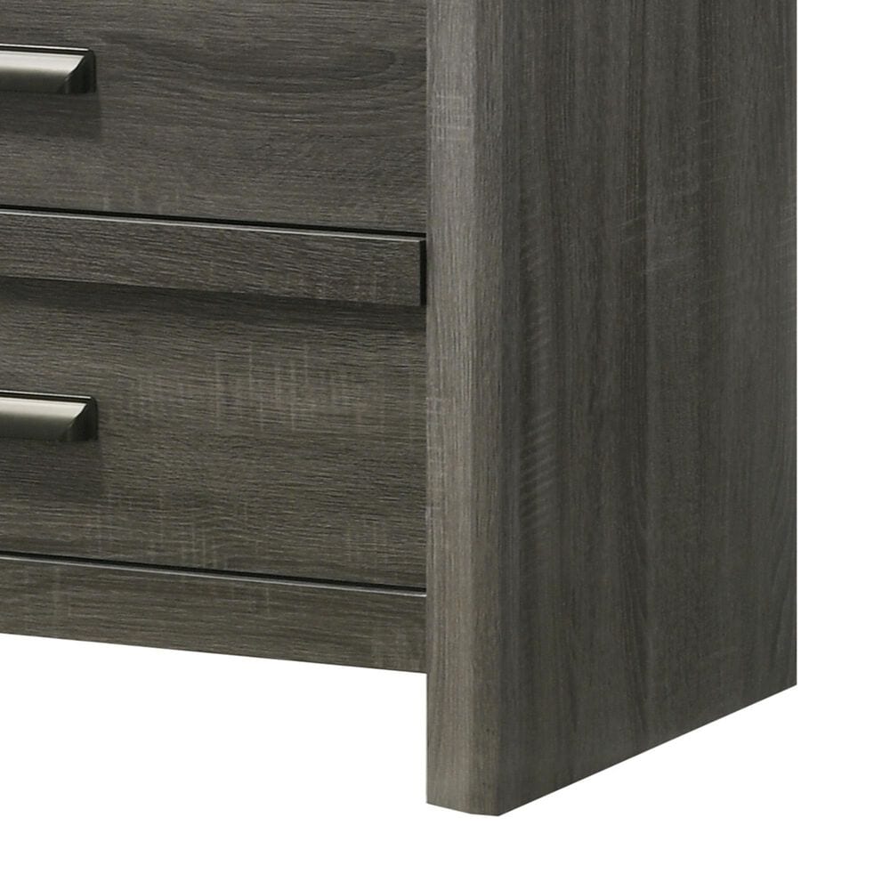 Crown Mark Valor 6-Drawer Dresser in Grey, , large