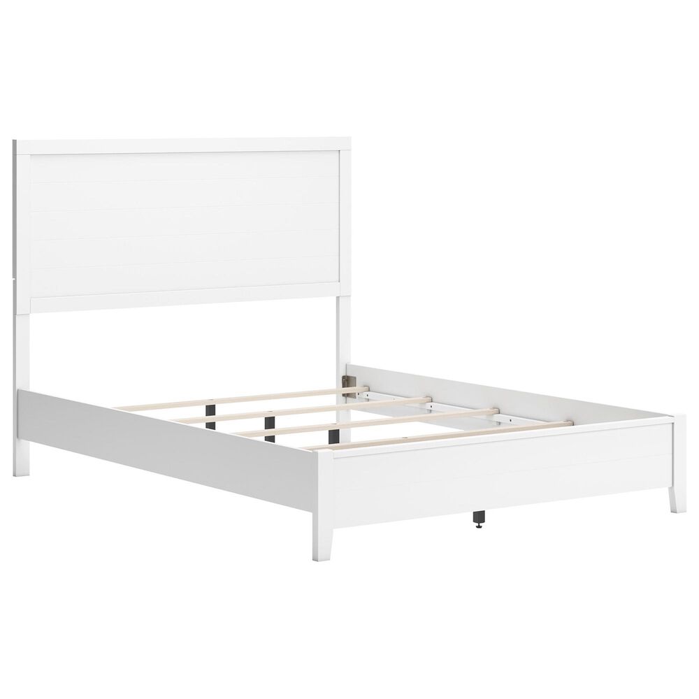 Ashley Binterglen 5-Piece Queen Panel Bedroom Set in White, , large