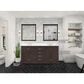 Lexora Home Dukes 72" Double Bathroom Vanity in Espresso with 2 cm White Cultured Marble Top and Rectangular Sinks, , large