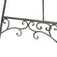Maple and Jade Adjustable 2-Tier Display Easel with Chain Support in Weathered Bronze, , large