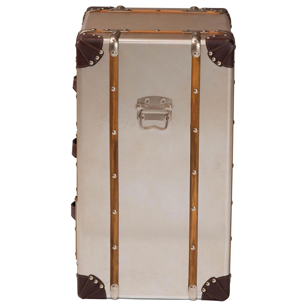 Baxton Studio Naylor 3-Drawer Cabinet in Matte Bronze, , large